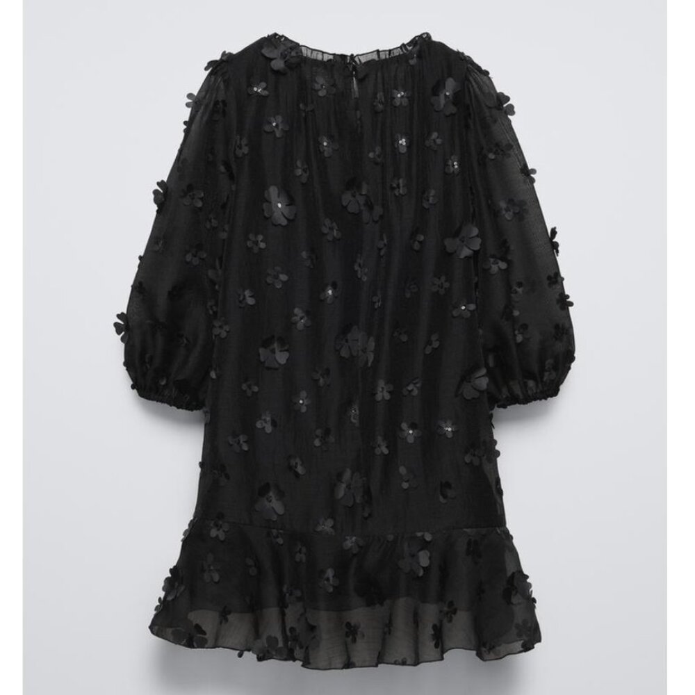 🌸Zara Girls Organza Floral Dress 🌸‎